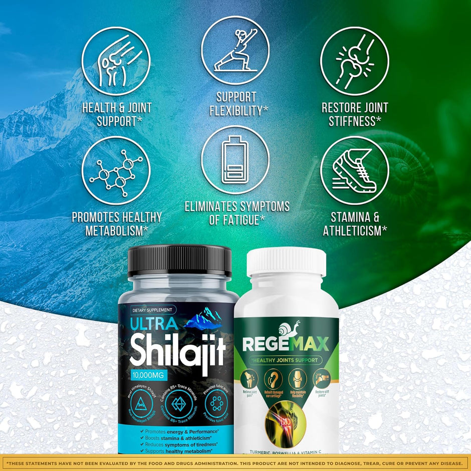 Regemax + Ultra Shilajit Bundle | Joint Wellness & Vitality Support