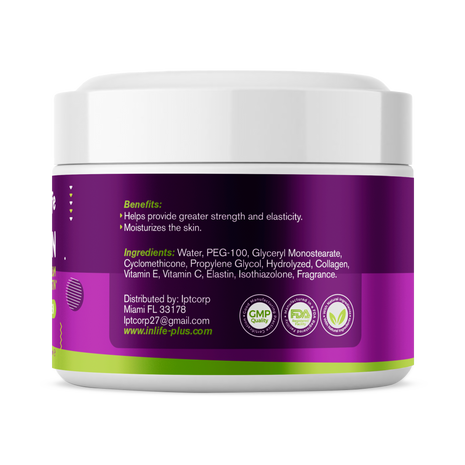 Bio Collagen Inlife Supplement Facts & Collagen Ingredients Label | Aura Vitamins