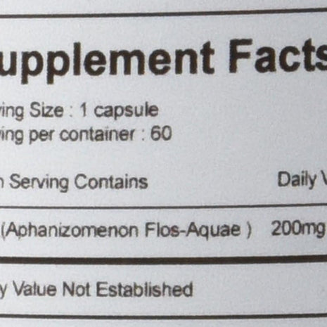 Stem Cell Enhancer Supplement Facts & Cellular Wellness Ingredients Label | Aura Vitamins