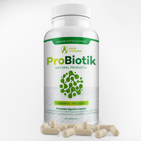 Probiotik Capsules Advanced Probiotic Formula with 10 Strains | Aura Vitamins