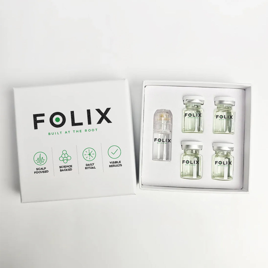FOLIX Hair Growth Activator Kit for Men & Women with Micro Infusion Applicator, Fuller Looking Hair Support