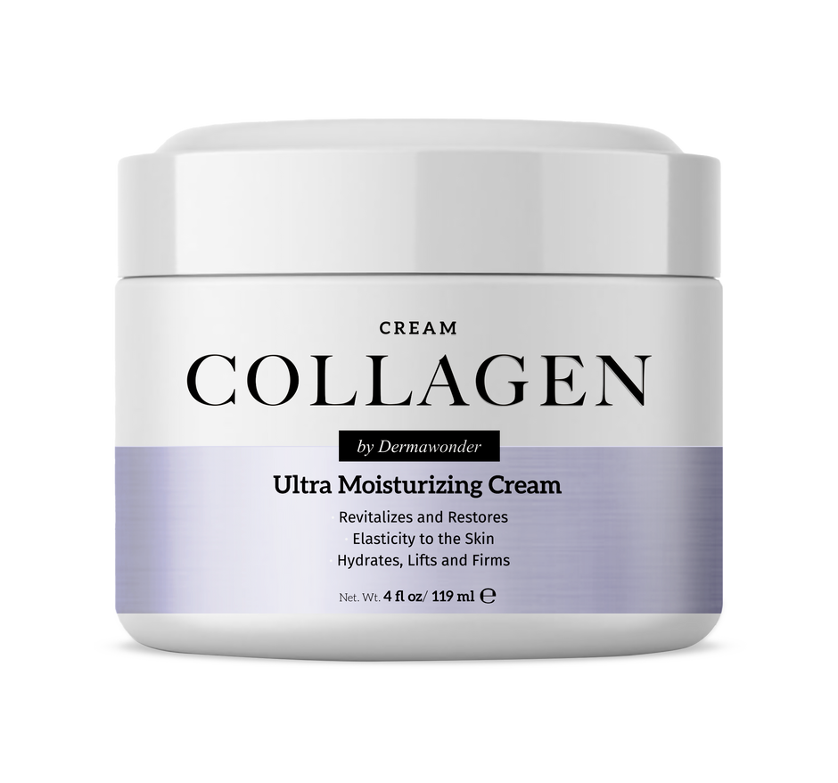 Collagen Cream Jar for Deep Hydration & Skin Firmness Support | Aura Vitamins
