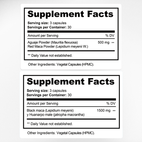 Fertili-T Supplement Facts & Fertility Ingredients Label | Aura Vitamins