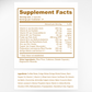 Vitiligo Bundle Supplement Facts & Skin Pigmentation Ingredients Label | Aura Vitamins
