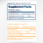 Stem Cell & Orange Collagen Supplement Facts & Ingredients Label | Aura Vitamins