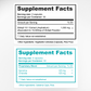 Stem Cell & Ultra Shilajit 1000mg Supplement Facts & Ingredients Label | Aura Vitamins