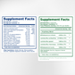 Audio Calm & Bacticure Supplement Facts & Ingredients Label | Aura Vitamins