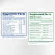 Audio Calm & Bacticure Supplement Facts & Ingredients Label | Aura Vitamins