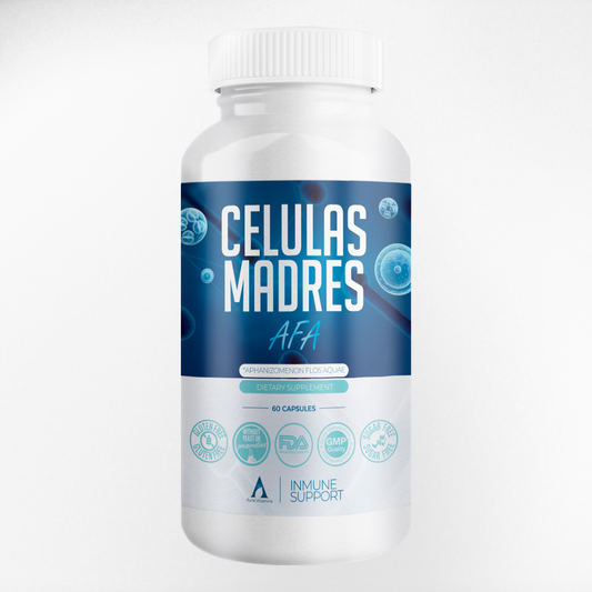 AFA Stem Cells 200mg Blue-Green Algae Capsules for Cellular Wellness | Aura Vitamins