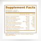 Vitiligo Capsules Supplement Facts & Melanin Support Ingredients Label | Aura Vitamins
