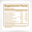 Vitiligo Capsules Supplement Facts & Melanin Support Ingredients Label | Aura Vitamins
