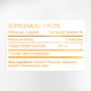 Hydrolyzed Collagen + Vitamin C Supplement Facts & Ingredients Label | Aura Vitamins