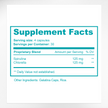Premium Stem Cell 1,000mg Supplement Facts & AFA Blue-Green Algae Ingredients Label | Aura Vitamins