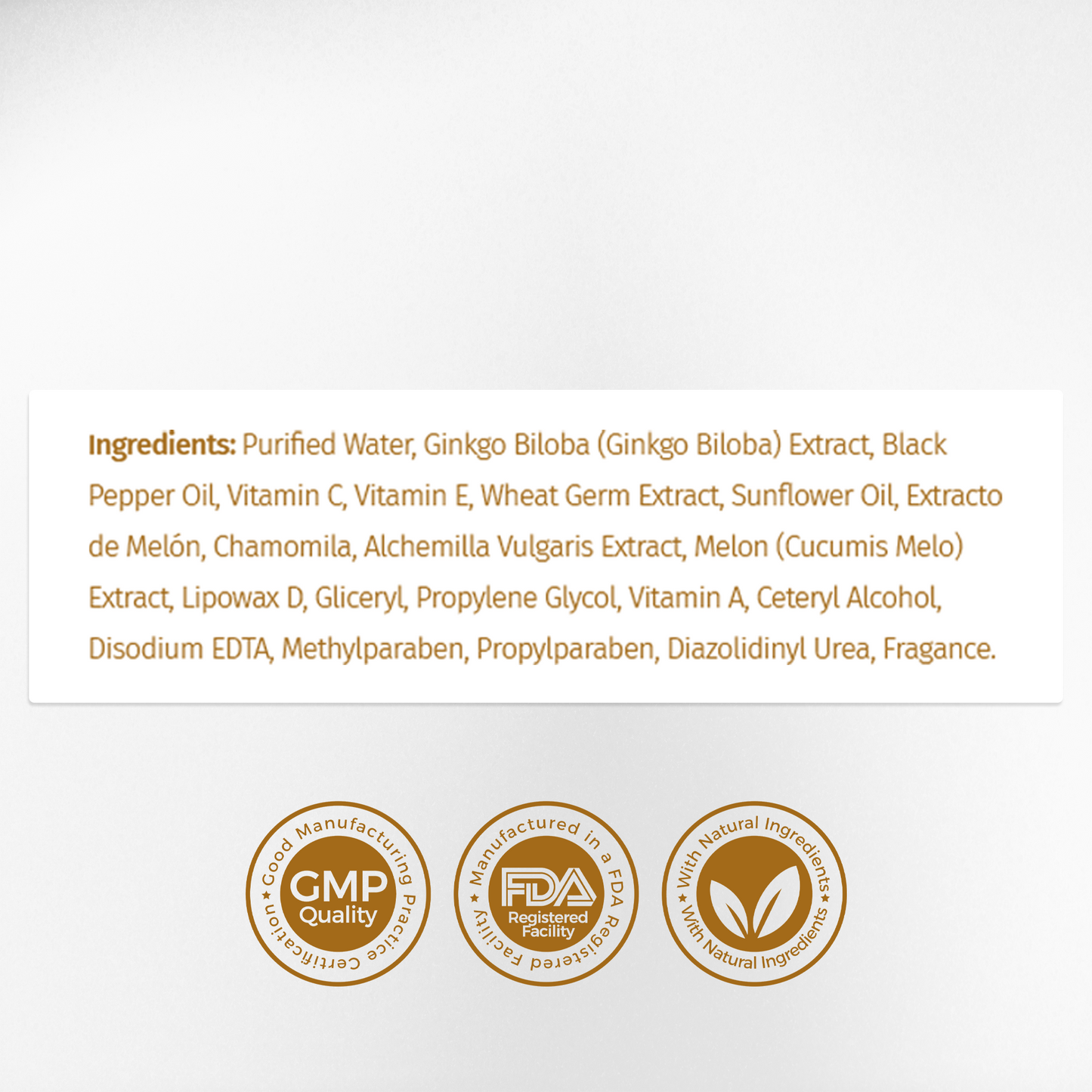 Vitiligo DermaWonder Cream Active Ingredients & Formula Label | Aura Vitamins