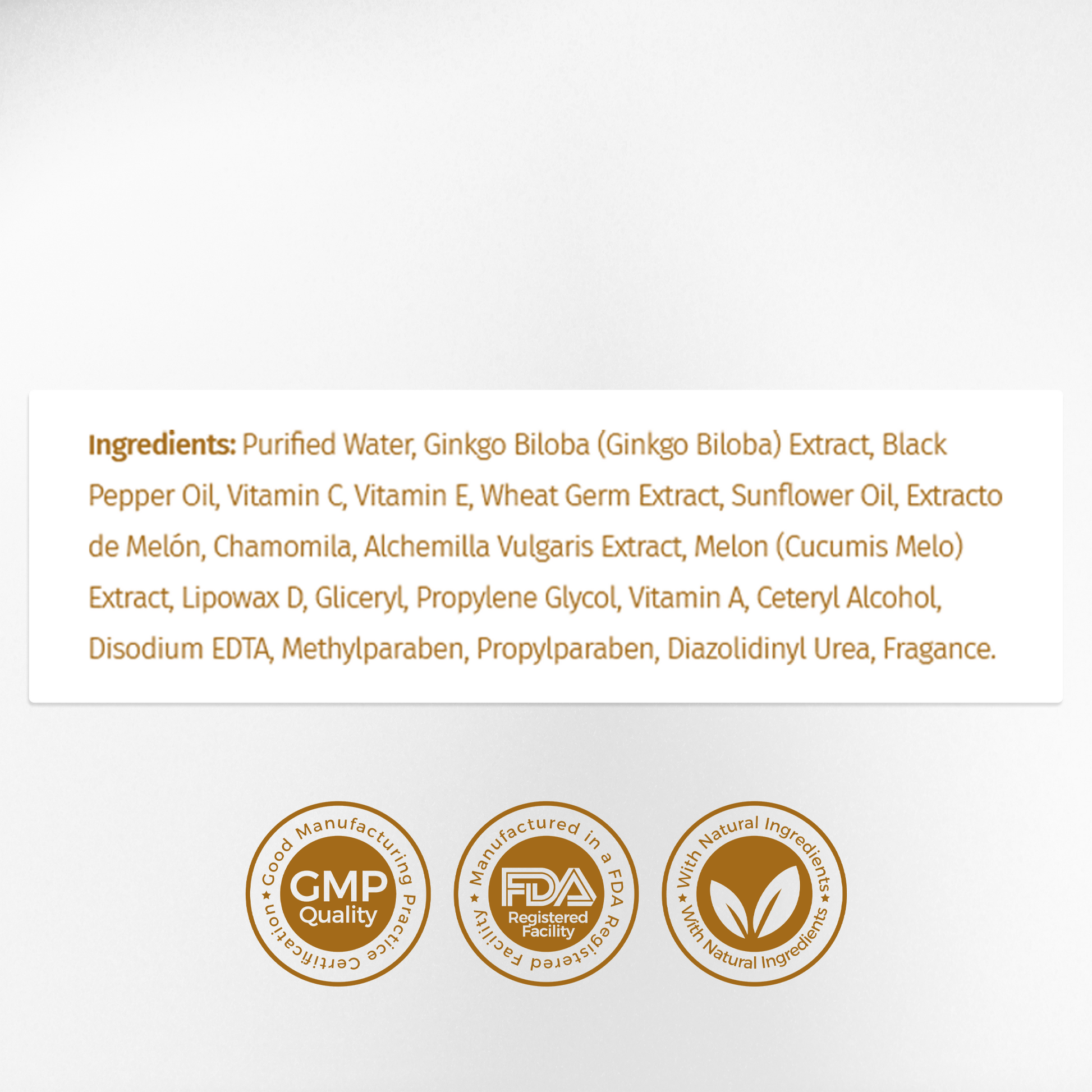 Vitiligo DermaWonder Cream Active Ingredients & Formula Label | Aura Vitamins