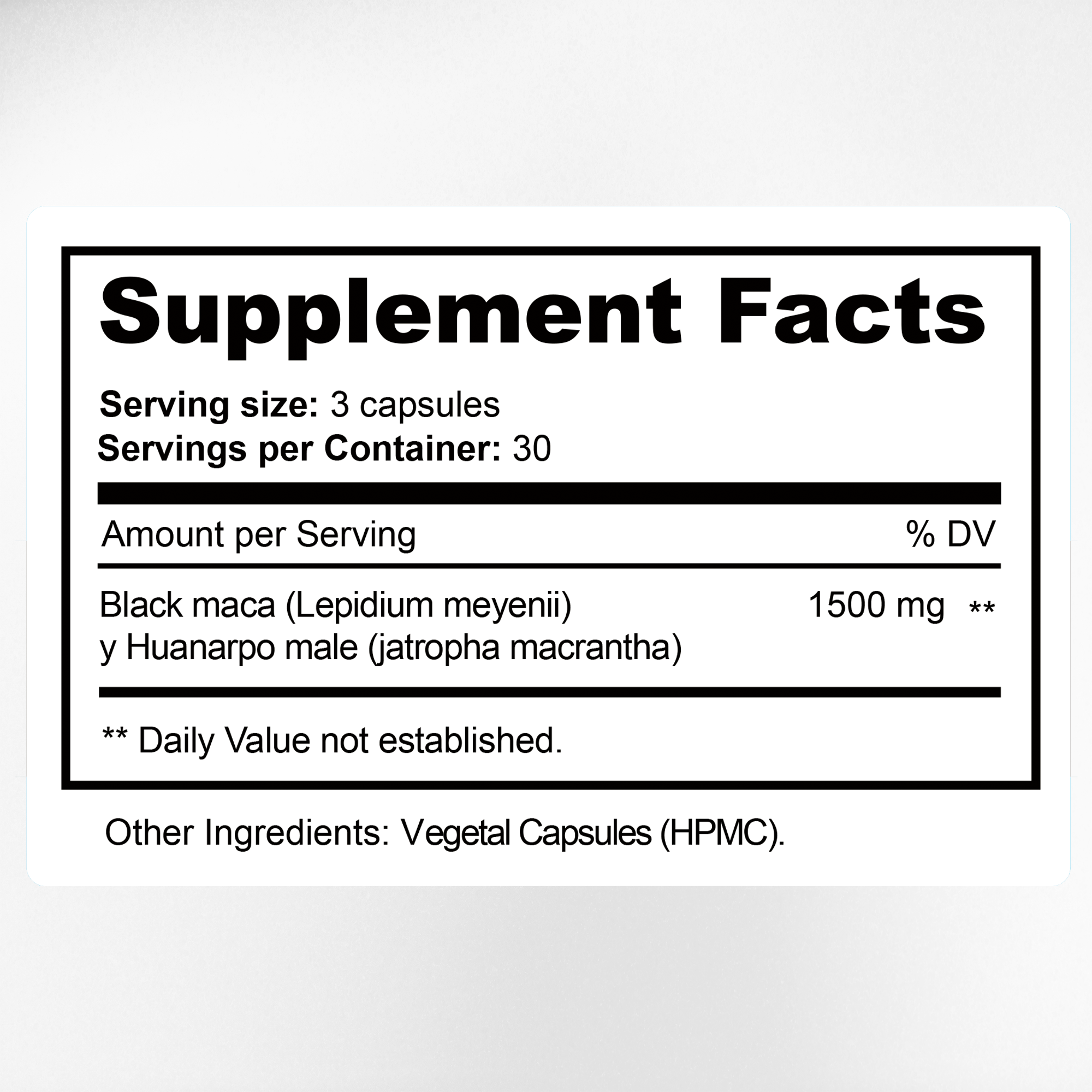 Fertili-T Male Supplement Facts & Fertility Ingredients Label | Aura Vitamins