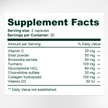 Regemax Supplement Facts & Joint Health Ingredients Label | Aura Vitamins