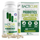 Bacticure Natural Probiotic Capsules 240B CFUs for Gut Health & Digestive Support | Aura Vitamins