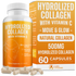 Hydrolyzed Collagen + Vitamin C Capsules for Skin, Hair & Joint Support | Aura Vitamins