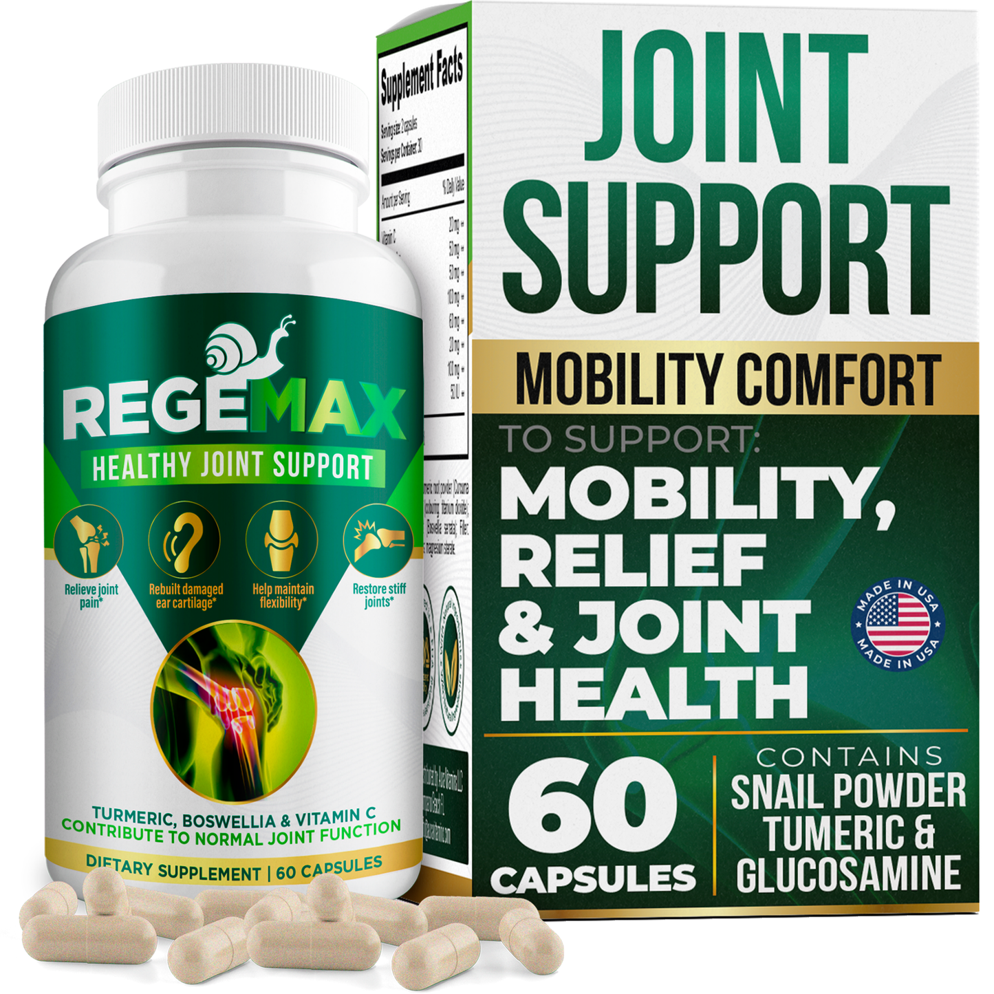 Regemax Capsules for Advanced Joint Health & Mobility Support | Aura Vitamins