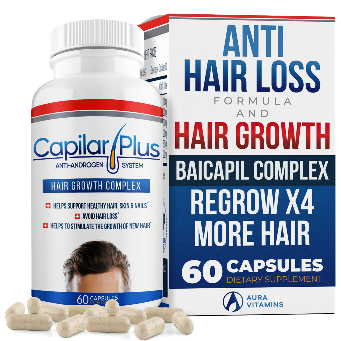 Capilar Plus Hair Support Capsules | Stronger Hair & Scalp Care Formula