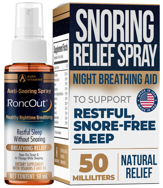 Roncout Oral Spray | Fast-Acting Snoring Relief & Nighttime Breathing Support