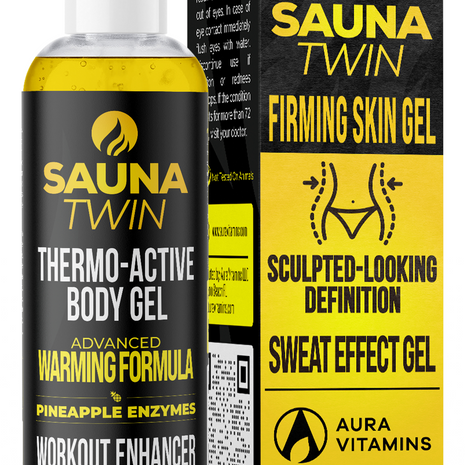 Sauna Twin Thermo-Active Body Gel for Sweat Effect & Workout Support | Aura Vitamins