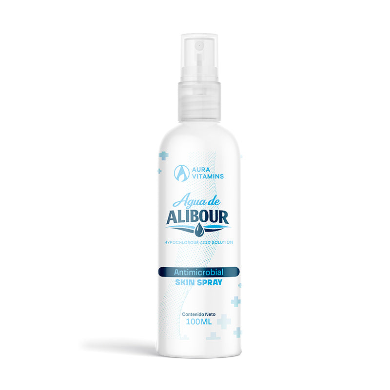 Antimicrobial Skin Spray with Hypochlorous Acid 100ml for Face & Body | Aura Vitamins
