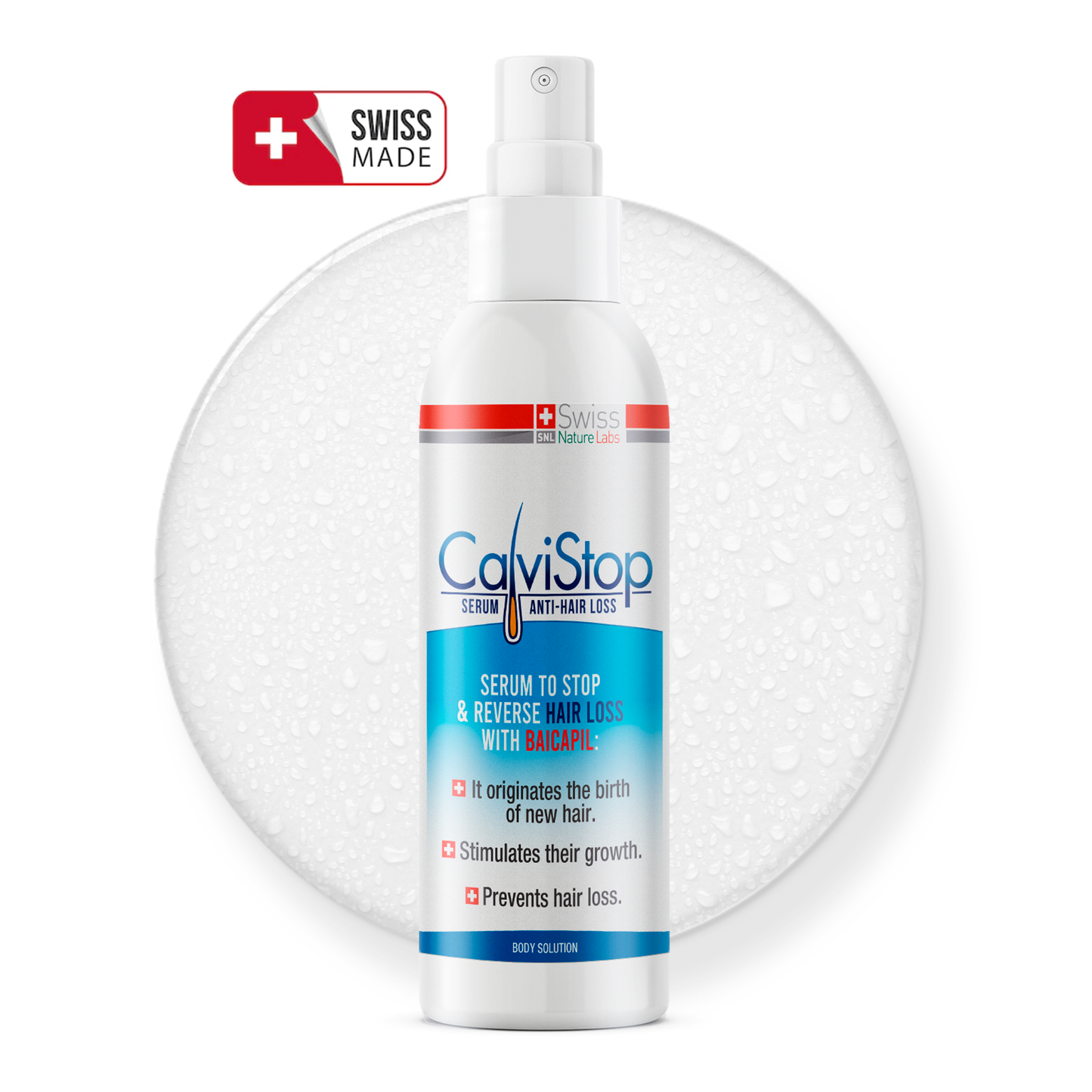 Capilar Plus + CalviStop Complete Hair System | Capsules, Shampoo & Serum Spray