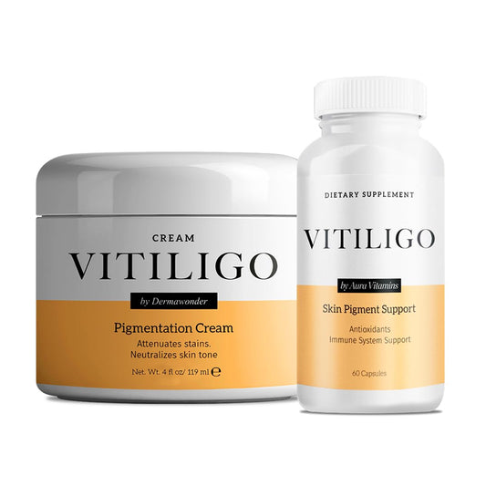 Dermawonder Vitiligo Supplement & Pigmentation Cream Set