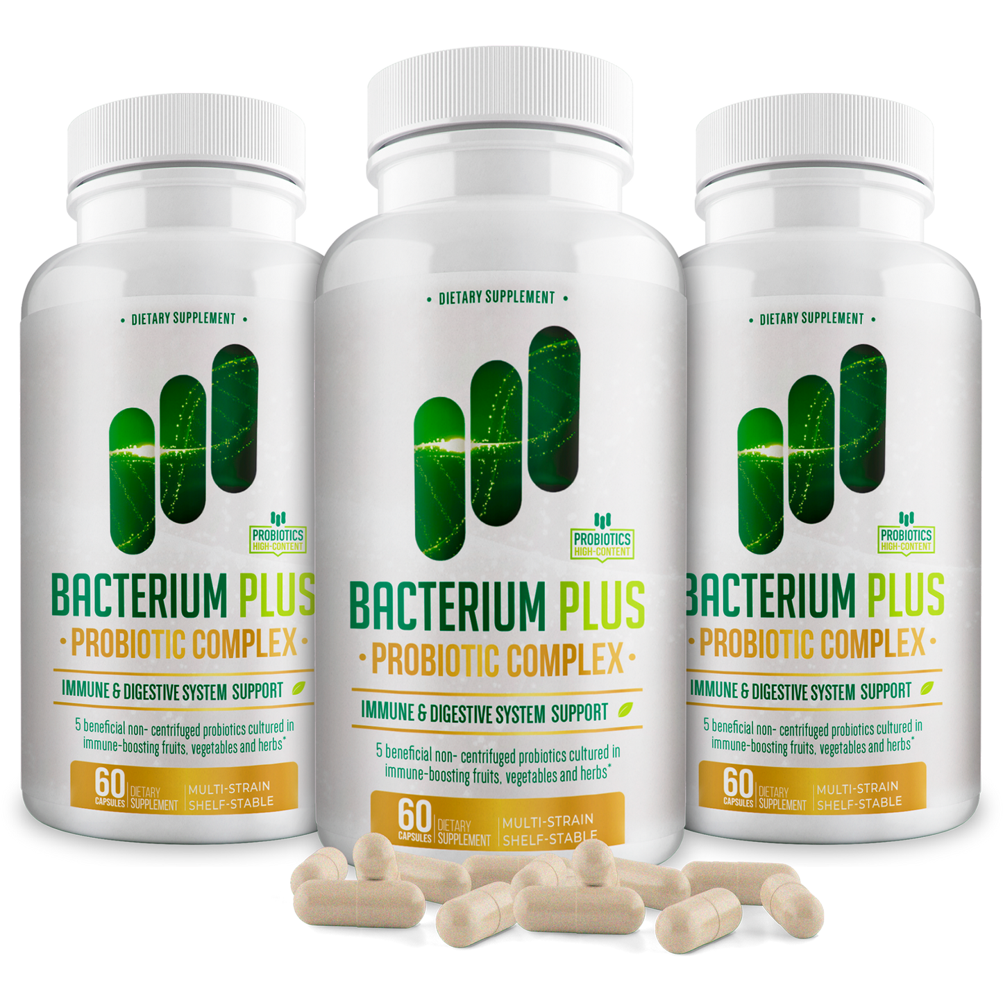 Bacterium Plus | Premium Probiotic, Gut Health & Digestive Support